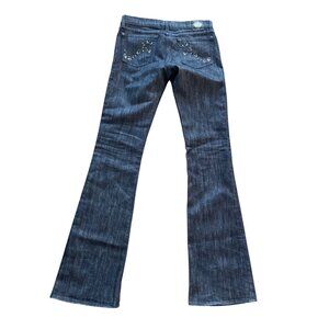 Rock & Republic Womens Size 27 Bootcut Dark Wash Denim Jeans